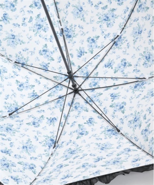 axes femme（アクシーズファム）の「ローズブーケ柄晴雨兼用長傘（長傘・レディース・キナリ/ブラック・FREE）」の12枚目の写真