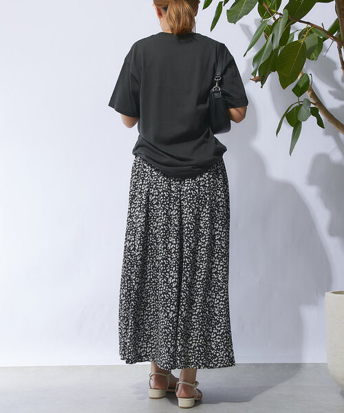 un dix cors(アンディコール)の「レオパードフレアスカート(スカート・レディース・アイボリー/ブラック・FREE)」の21枚目の写真