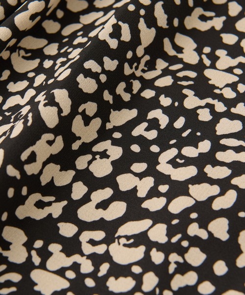 un dix cors(アンディコール)の「レオパードフレアスカート(スカート・レディース・アイボリー/ブラック・FREE)」の8枚目の写真