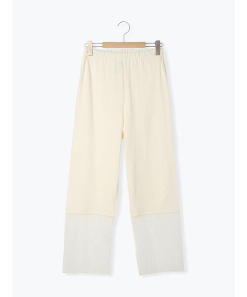 Samansa Mos2（サマンサ モスモス）の「裾ドットチュールレギンス（ソックス/靴下・レディース・ブラック/キナリ・F）」の9枚目の写真