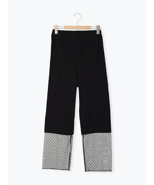 Samansa Mos2（サマンサ モスモス）の「裾ドットチュールレギンス（ソックス/靴下・レディース・ブラック/キナリ・F）」の16枚目の写真