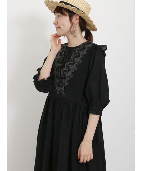 Samansa Mos2(サマンサ モスモス)の「肩フリルレースブラウス(シャツ/ブラウス・レディース・オフホワイト/ブラック/ベージュ・F)」の18枚目の写真