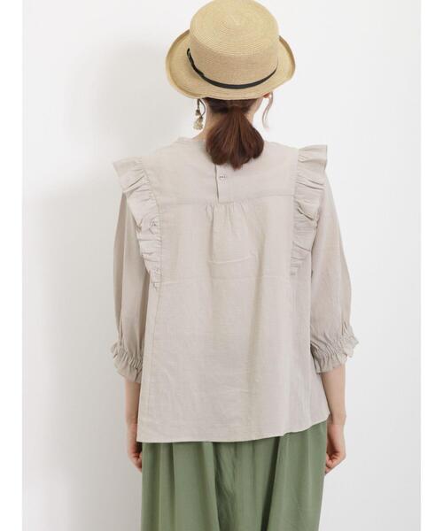 Samansa Mos2(サマンサ モスモス)の「肩フリルレースブラウス(シャツ/ブラウス・レディース・オフホワイト/ブラック/ベージュ・F)」の17枚目の写真