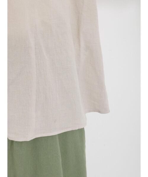 Samansa Mos2(サマンサ モスモス)の「肩フリルレースブラウス(シャツ/ブラウス・レディース・オフホワイト/ブラック/ベージュ・F)」の10枚目の写真