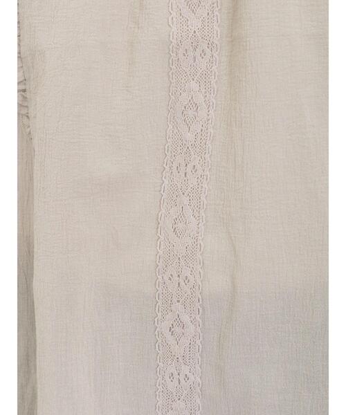 Samansa Mos2(サマンサ モスモス)の「肩フリルレースブラウス(シャツ/ブラウス・レディース・オフホワイト/ブラック/ベージュ・F)」の4枚目の写真