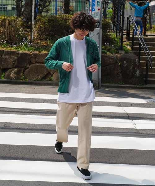 TCSS（ティーシーエスエス）の「CARDIGAN/Critical Slide(クリティカルスライド)TCSSワンポイントブランドロゴサマーニットメッシュカーディガン（カーディガン/ボレロ・メンズ・グリーン/ブラック/イエロー/インディゴブルー・MEDIUM/LARGE/X-LARGE）」の14枚目の写真