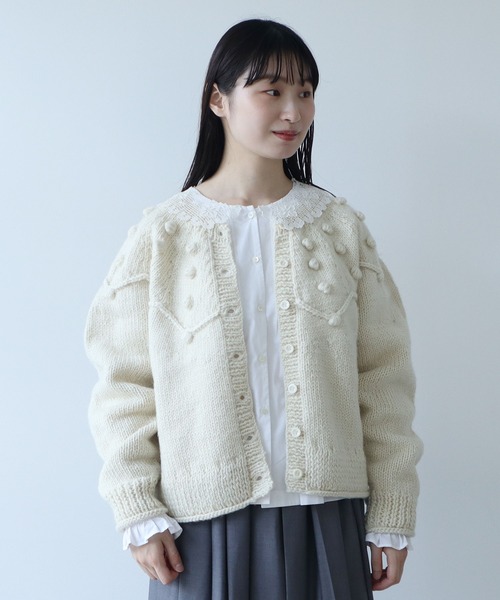 ブルネロクチネリ♡リネン　シルク　スパンコール　ティアード　ニットパーカー　M ブルネロクチネリ♡リネン シルク スパンコール ティアード ニット