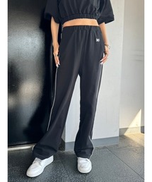 EGOIST | パイピングラインロゴ刺繍ワイドパンツ(その他パンツ)