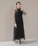 kaene（カエン）の「ラインストーンボウタイドレス（ドレス）」 - WEAR