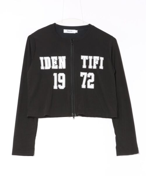 Mayree（メイリー）の「【Mayree】ZIPトップス（カーディガン/ボレロ・レディース・ブラック/ホワイト・SMALL/MEDIUM/LARGE）」の11枚目の写真