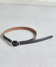 本革スクエアバックルベルト