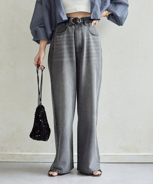 Thevon（ゼボン）の「本革スクエアバックルベルト（ベルト・レディース・ブラック/ダークブラウン・FREE）」の6枚目の写真