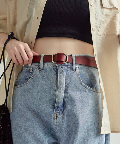 関税送料込 Minga London VORTEX EYELET バックルブラックベルト Eyelet PU Double Grommet Buckle Belt | Minga London