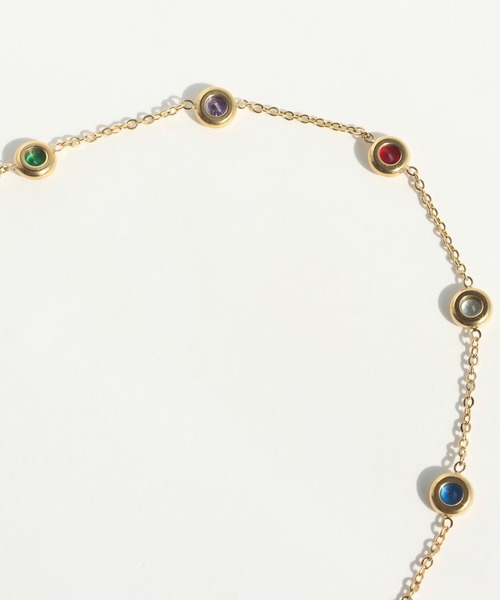 abaskdesign(アバスクデザイン)の「金属アレルギー対応 マルチカラーブレスレット(ブレスレット・レディース・マルチ・FREE)」の4枚目の写真