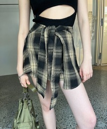 BLONDEY | ビンテージライクチェックショートパンツ(その他パンツ)