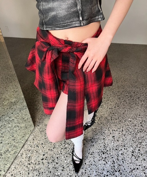 ヴィンテージ ドロワーズ ショート パンツ レースドッキングショートパンツ【セットアップ着用可能】[品番