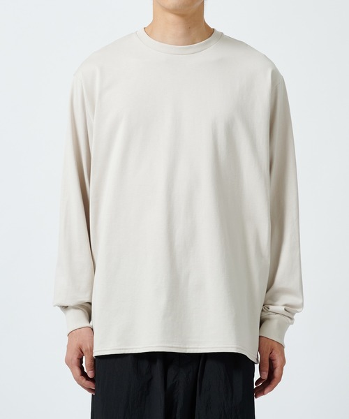 marka(マーカ)の「CREW NECK TEE L/S(Tシャツ/カットソー・メンズ・ダークグレー/ライトグレー・2/1)」の4枚目の写真