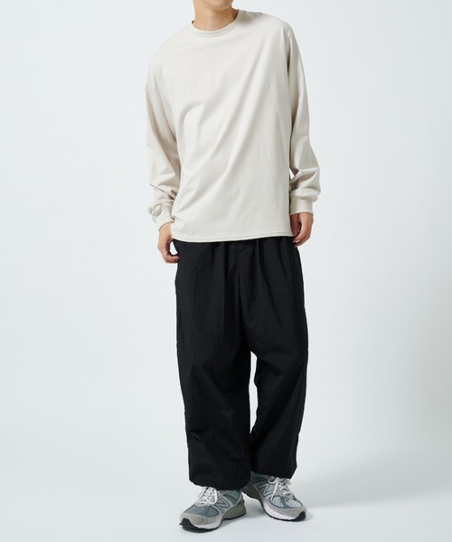 marka(マーカ)の「CREW NECK TEE L/S(Tシャツ/カットソー・メンズ・ダークグレー/ライトグレー・2/1)」の3枚目の写真