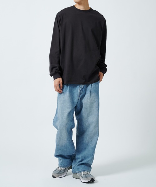 marka(マーカ)の「CREW NECK TEE L/S(Tシャツ/カットソー・メンズ・ダークグレー/ライトグレー・2/1)」の12枚目の写真