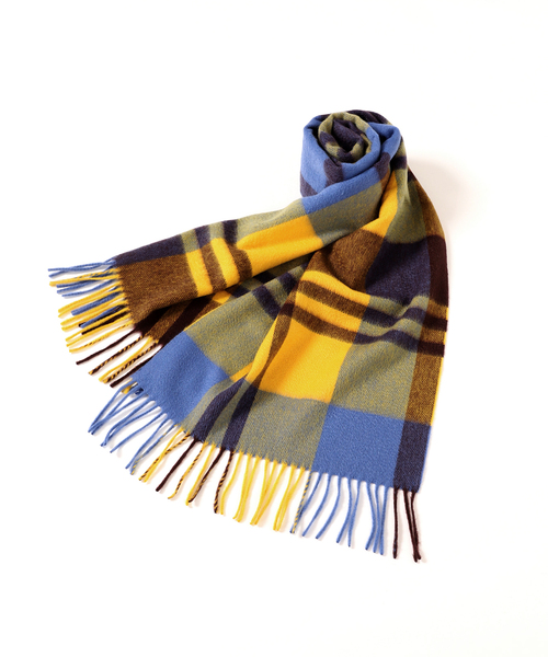 Joshua Ellis カシミヤマフラー プライマリーウォッチ 35×190 Joshua