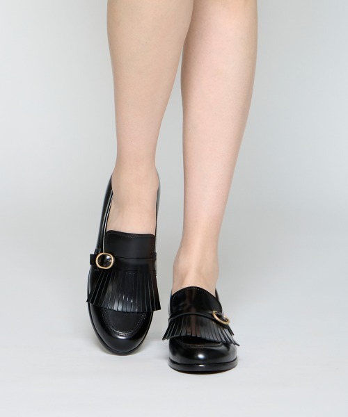 PELLICO（ペリーコ）の「BINA スムース ローファー 2.0cm BLACK
