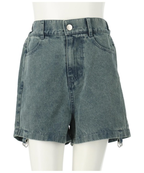 ANAP GiRL(アナップガール)の「2WAYデザインワイドデニムパンツ(デニムパンツ・キッズ・ブルー/ブラック・XS/S/M)」の17枚目の写真