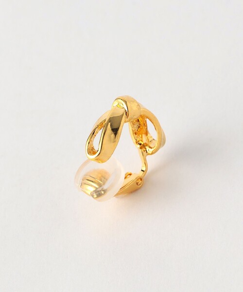 BEAUTY&YOUTH UNITED ARROWS（ビューティーアンドユースユナイテッドアローズ）の「メタル リボン イヤリング（イヤリング・レディース・ゴールド/シルバー・FREE）」の4枚目の写真