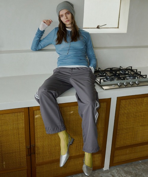 Auntie Rosa Holiday（アンティローザホリデー）の「※入荷禁止※シアーリブサムホールプルオーバー（Tシャツ/カットソー・レディース・ブルー/アイボリー/ブラック/ブラウン/ピンク/ピンク系その他/ブルー系その他・FREE）」の14枚目の写真