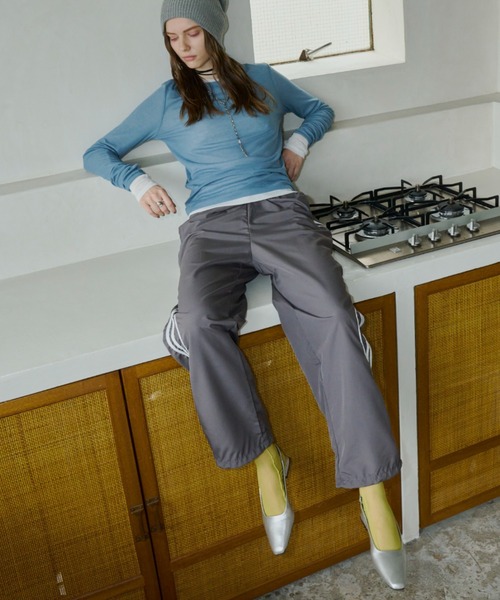 Auntie Rosa Holiday（アンティローザホリデー）の「※入荷禁止※シアーリブサムホールプルオーバー（Tシャツ/カットソー・レディース・ブルー/アイボリー/ブラック/ブラウン/ピンク/ピンク系その他/ブルー系その他・FREE）」の15枚目の写真