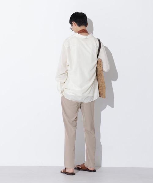 Apo(s)ture(アポスチャー)の「KYLE-004/ストレッチツイルピンタックスリムパンツ(その他パンツ・メンズ・グレー/ベージュ/ネイビー/ブラウン・XS/S/M/L/XL)」の11枚目の写真