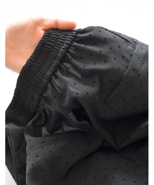 Re:EDIT（リエディ）の「[低身長/高身長サイズ有]フロッキードットカットクレープパンツ（その他パンツ・レディース・ブラック/アイボリー・SHORT/MEDIUM/TALL/LARGE）」の13枚目の写真