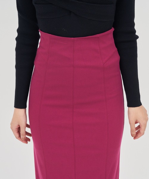 ROYAL PARTY（ロイヤルパーティー）の「ガムストレッチマーメイドスカート’24a（スカート・レディース・ベージュ/ボルドー/ブルー/ブラック・SMALL/MEDIUM）」の12枚目の写真