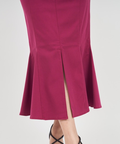 ROYAL PARTY（ロイヤルパーティー）の「ガムストレッチマーメイドスカート’24a（スカート・レディース・ベージュ/ボルドー/ブルー/ブラック・SMALL/MEDIUM）」の13枚目の写真