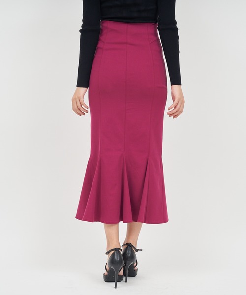 ROYAL PARTY（ロイヤルパーティー）の「ガムストレッチマーメイドスカート’24a（スカート・レディース・ベージュ/ボルドー/ブルー/ブラック・SMALL/MEDIUM）」の17枚目の写真