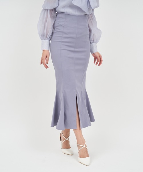 ROYAL PARTY（ロイヤルパーティー）の「ガムストレッチマーメイドスカート’24a（スカート・レディース・ベージュ/ボルドー/ブルー/ブラック・SMALL/MEDIUM）」の20枚目の写真