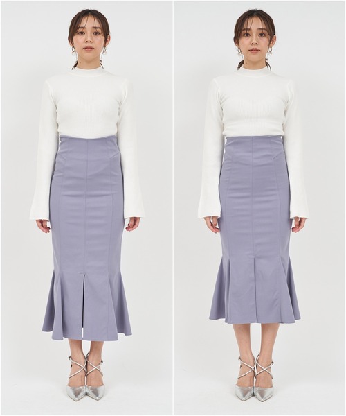 ROYAL PARTY（ロイヤルパーティー）の「ガムストレッチマーメイドスカート’24a（スカート・レディース・ベージュ/ボルドー/ブルー/ブラック・SMALL/MEDIUM）」の15枚目の写真