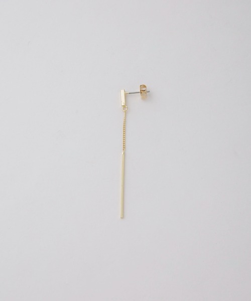 NANO universe（ナノユニバース）の「チェーンパーツピアス（ピアス（両耳用）・レディース・シルバー/ゴールド・FREE）」の5枚目の写真