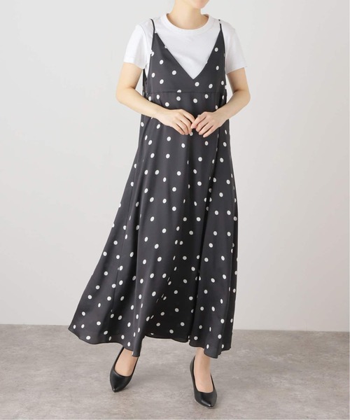 スピックアンドスパン　キャミワンピース　ロングワンピース　フレア　総柄　M Spick & Span（スピックアンドスパン）の「≪WEB限定追加