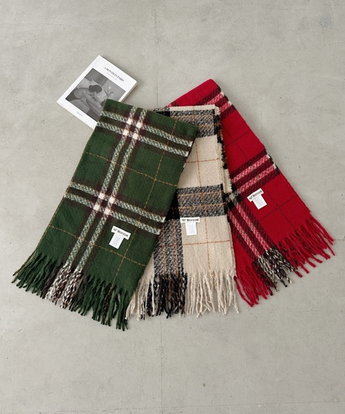 マフラー タータンチェック セール】シンプルタータンチェックマフラー（マフラー）｜CLEA（クレア