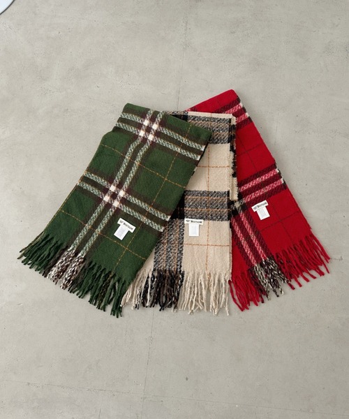 セール】シンプルタータンチェックマフラー（マフラー）｜CLEA（クレア