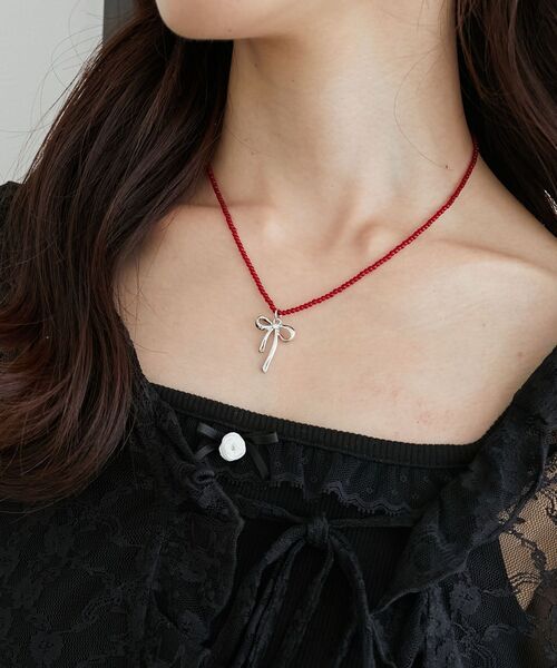 MAJESTIC LEGON（マジェスティックレゴン）の「モチーフビーズネックレス（ネックレス・レディース・A/B・FREE）」の2枚目の写真