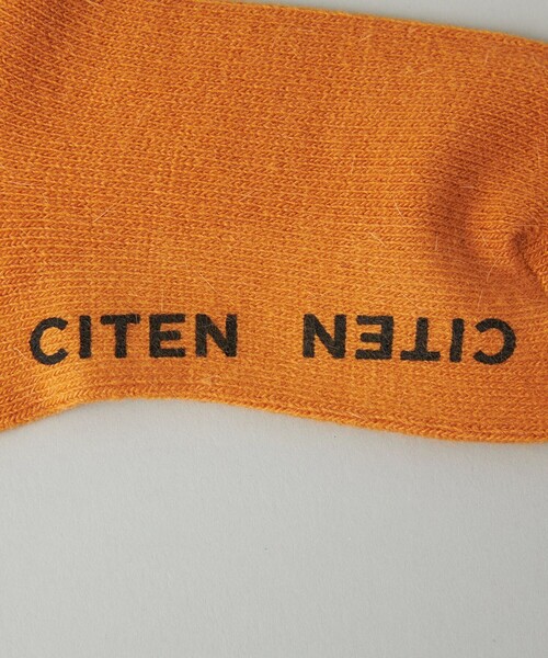 CITEN(シテン)の「<CITEN>リブルーズソックス(ソックス/靴下・レディース・オフホワイト/オレンジ・FREE)」の5枚目の写真