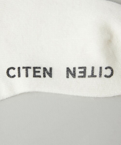 CITEN(シテン)の「<CITEN>リブルーズソックス(ソックス/靴下・レディース・オフホワイト/オレンジ・FREE)」の8枚目の写真