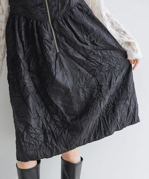 LOWRYS FARM（ローリーズファーム）の「アソートギャザーキャミ 138736（キャミソール・レディース・ブラック系その他/ブラック/アイボリー・LONG/SHORT）」の20枚目の写真