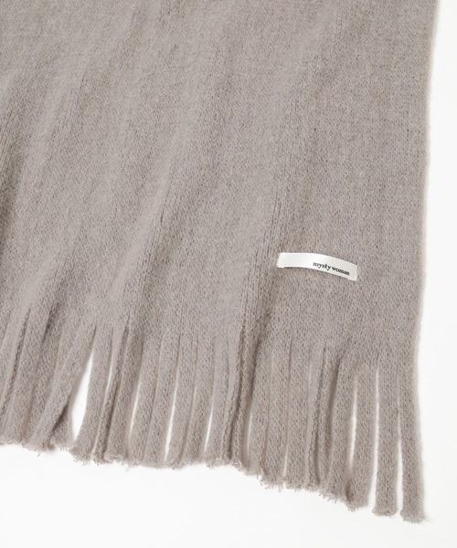 mysty woman（ミスティウーマン）の「ラッセルボリュームストール 127374（ストール/ショール・レディース・ネイビー/アイボリー/ブラウン系その他/ブルーグリーン・FREE）」の8枚目の写真