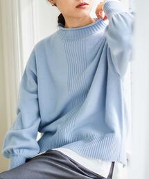 le.coeur blanc | ウォッシャブルウールボリュームスリーブニット(ニット/セーター)