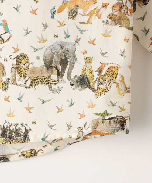 SHIPS(シップス)の「SHIPS KIDS:80~90cm / リバティ プリント 長袖 シャツ(シャツ/ブラウス・キッズ・ネイビー/ベージュ系その他・80/90)」の6枚目の写真