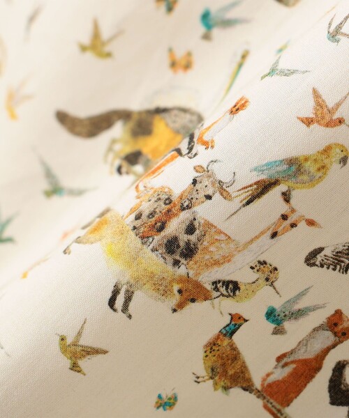 SHIPS(シップス)の「SHIPS KIDS:80~90cm / リバティ プリント 長袖 シャツ(シャツ/ブラウス・キッズ・ネイビー/ベージュ系その他・80/90)」の7枚目の写真