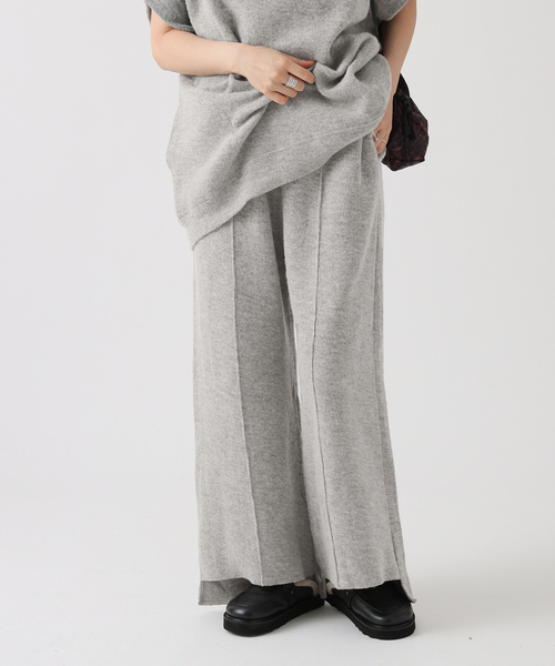 【セール】【THE FLATS/ザ フラッツ】KNIT SEW PANTS：パンツ（スウェットパンツ）｜THE FLATS（ザフラッツ）