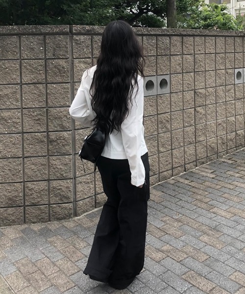 セール】Y2Kカーゴワイド膝ダーツパンツ（カーゴパンツ